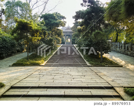 中国湖南省長沙 天心閣・天心公園の石段 / Tianxin Park 89976953
