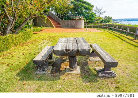 相模湾を見晴らす潮風の丘 荒崎公園(神奈川県横須賀市) 相模湾を見晴らす潮風の丘 荒崎公園(神奈川県横須賀市) 89977981