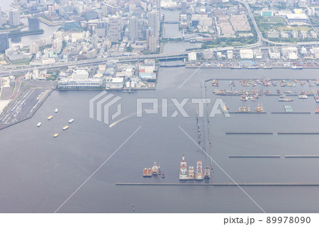 東京空撮、江東区辰巳埠頭近辺 89978090