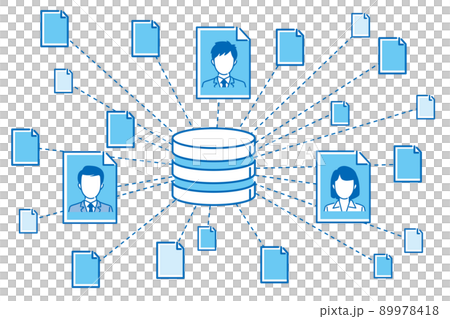 データベース　イラスト素材 89978418