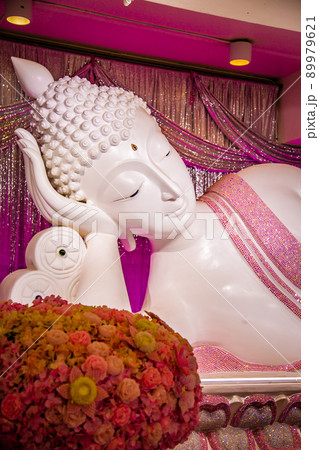 Wat Phrathat Pha Sorn Kaew, white buddha temple in Phetchabun, Thailand 89979621