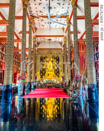 Wat Phrathat Suthon Mongkhon Khiri temple complex in Phrae, Thailand 89979786