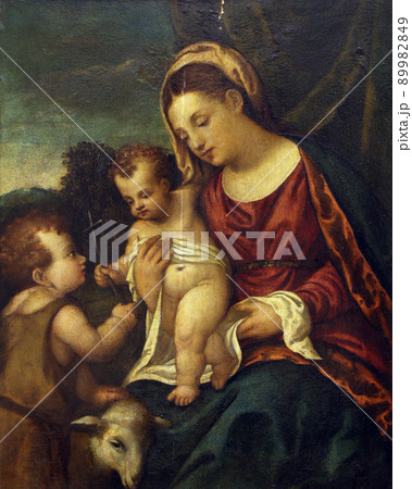 Polidoro to Lanciano: Madonna and Child with St.. John, Old Masters Collection, Croatian Academy of Sciences in Zagreb 89982849