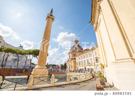 View on Roman Forum in Rome, Italy 89983595