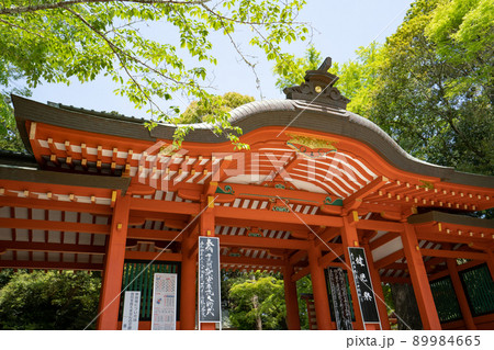 香取神宮の総門<千葉県香取市/5月> 香取神宮の総門<千葉県香取市/5月> 89984665