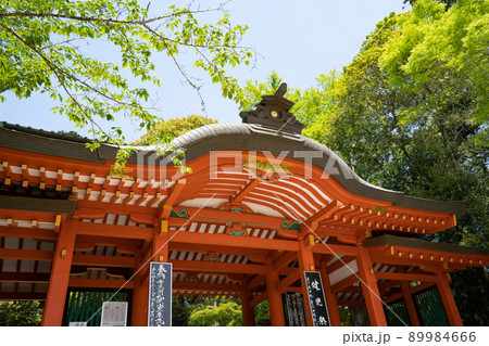 香取神宮の総門＜千葉県香取市/5月＞ 89984666