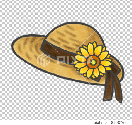 Sunflower Decor Straw Hat