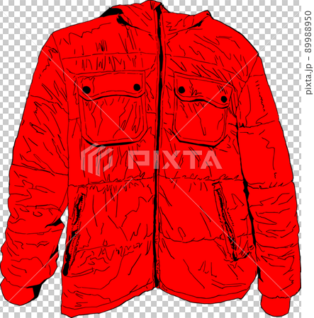 Vector illustration of down jacket 89988950