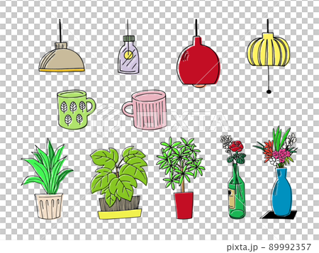 Lighting and plant interior materials Lighting and plant interior materials 89992357
