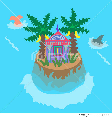 島 小屋 海 89994373