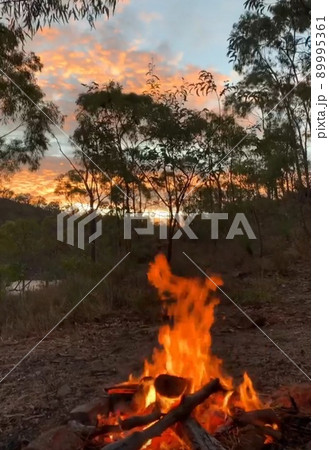 焚き火がきれい 89995361