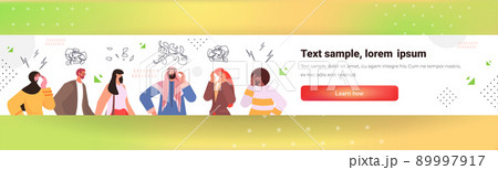 depressed people with tangled brains psychotherapy session treatment of stress addictions mental problems 89997917