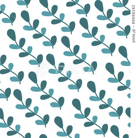 Branches and twigs with foliage and leaves print Branches and twigs with foliage and leaves print 89998382
