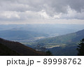 山の上からの南アルプスと伊那谷 89998762