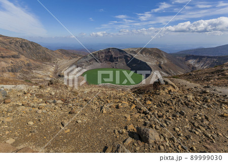 蔵王　蔵王山　お釜 　東北　山形　宮城　宮城蔵王　山形蔵王 　御釜 89999030