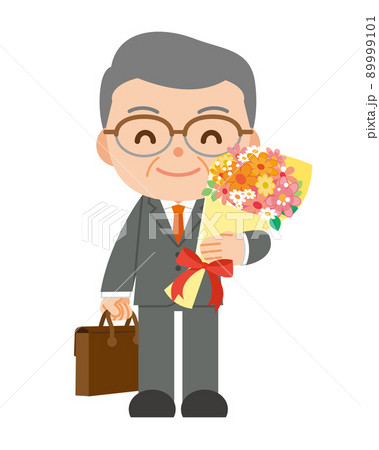 定年退職の男性会社員 89999101