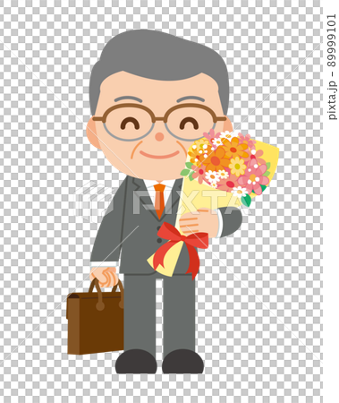 定年退職の男性会社員 89999101