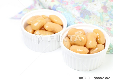 煮豆、圧力鍋で調理した白花豆の甘煮 煮豆、圧力鍋で調理した白花豆の甘煮 90002302