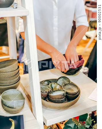 Handmade craft glazed modern ceramics local shop 90002531