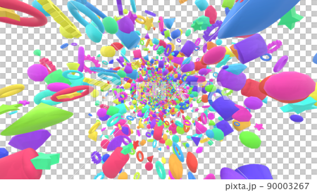 VJ 流行粉彩彩色白色背景[還有另一個版本] 90003267