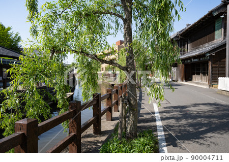 千葉・水郷佐原の街並み＜千葉県香取市佐原/5月＞ 90004711