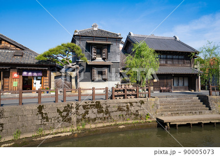 水郷　佐原の街並み＜千葉県香取市佐原/5月＞ 90005073