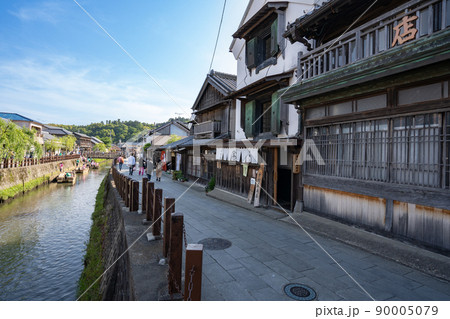 水郷　佐原の街並み＜千葉県香取市佐原/5月＞ 90005079
