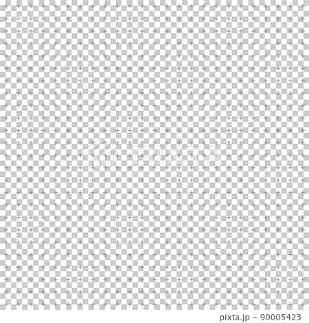 シンプルな小さい十字線のグリッドパターン　シームレス  90005423