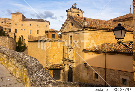 Landscape with a view of San Pedro Church and the Carmelite Monastery in Cuenca 90007792