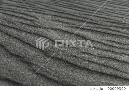 Sand waves and texture of desert as background. Lack of water, hot dry soil. Lifeless landscape without vegetation Sand waves and texture of desert as background. Lack of water, hot dry soil. Lifeless landscape without vegetation 90009390