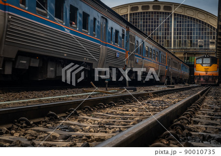 Surroundings around Bangkok Railway Station. Bangkok Railway Station or Hua Lamphong Station is the main railway station in Bangkok, Thailand. Surroundings around Bangkok Railway Station. Bangkok Railway Station or Hua Lamphong Station is the main railway station in Bangkok, Thailand. 90010735