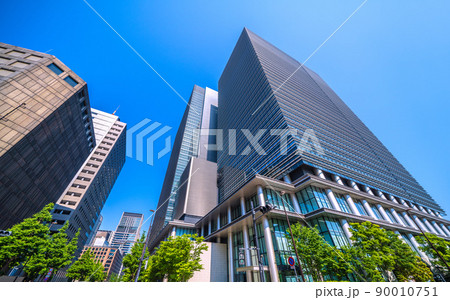 日本の東京都市景観 大手町プレイスなどを望む 日本の東京都市景観 大手町プレイスなどを望む 90010751