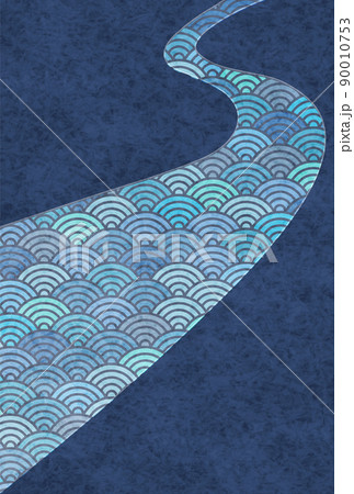 天の川　空　文様　背景 90010753