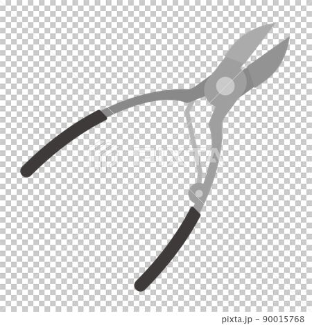 ニッパー式爪切りのイラスト 90015768