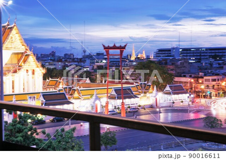 Night View of Giant Swing, Sao Chingcha in Bangkok Night View of Giant Swing, Sao Chingcha in Bangkok 90016611
