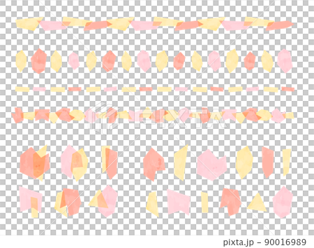 Watercolor-style geometric parts vector background / line material set Apple Watercolor-style geometric parts vector background / line material set Apple 90016989