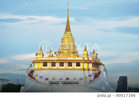 Temple of the Golden Mount(Wat Saket) in Bangkok 90017166