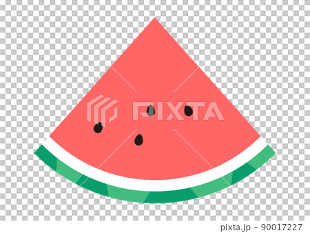 Illustration of a cut watermelon 90017227