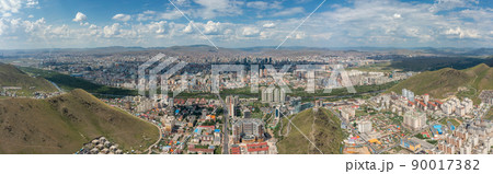Panorama view of Ulaanbaatar Mongolia 90017382