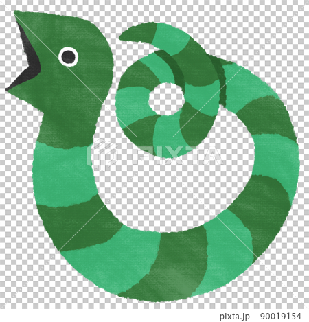 Marumaru Snake (with texture) - Stock Illustration [90019154] - PIXTA