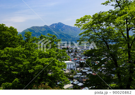 越前大野市 天空の城 越前大野城天守からの絶景 百名山荒島岳 越前大野市 天空の城 越前大野城天守からの絶景 百名山荒島岳 90020862