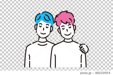 線画人物 90020954