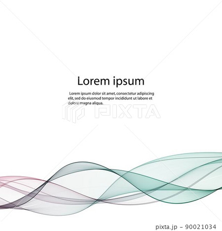 vector abstract wave. layout for advertising. eps 10 90021034