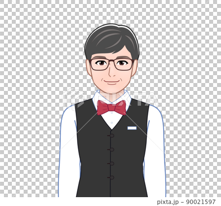働く初老の男性 90021597