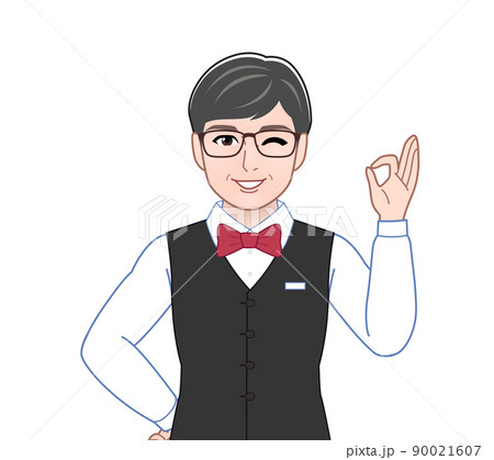 働く初老の男性 働く初老の男性 90021607