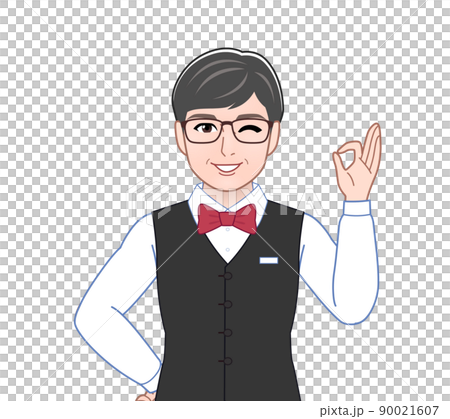 働く初老の男性 働く初老の男性 90021607