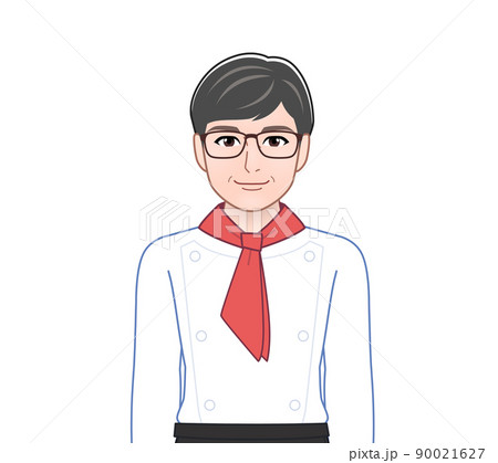 働く初老の男性 働く初老の男性 90021627
