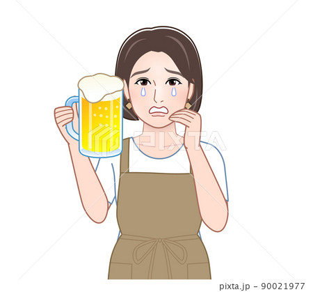 キッチンで働く若い女性 90021977