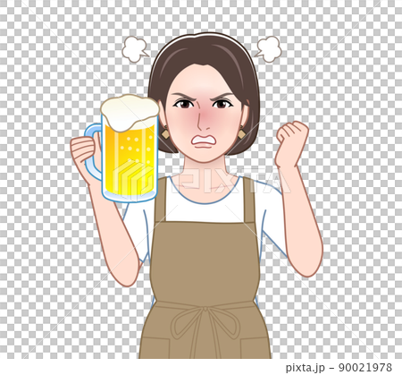 在廚房工作的年輕女人 90021978