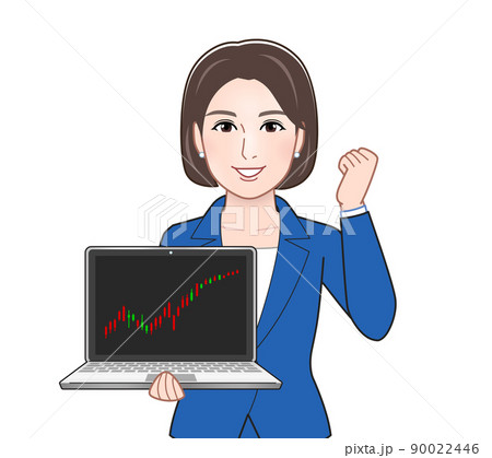 ビジネスシーン若い女性 90022446
